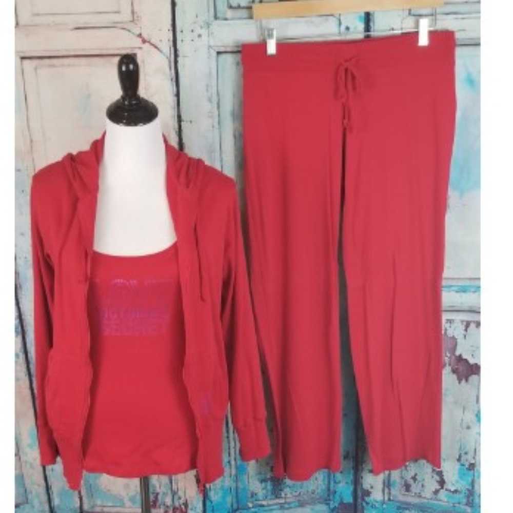 Victoria's Secret 3 piece Tank Sweats Jacket